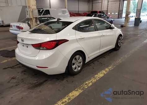 2016 Hyundai Elantra Se from USA, damaged, VIN 5NPDH4AEXGH759134